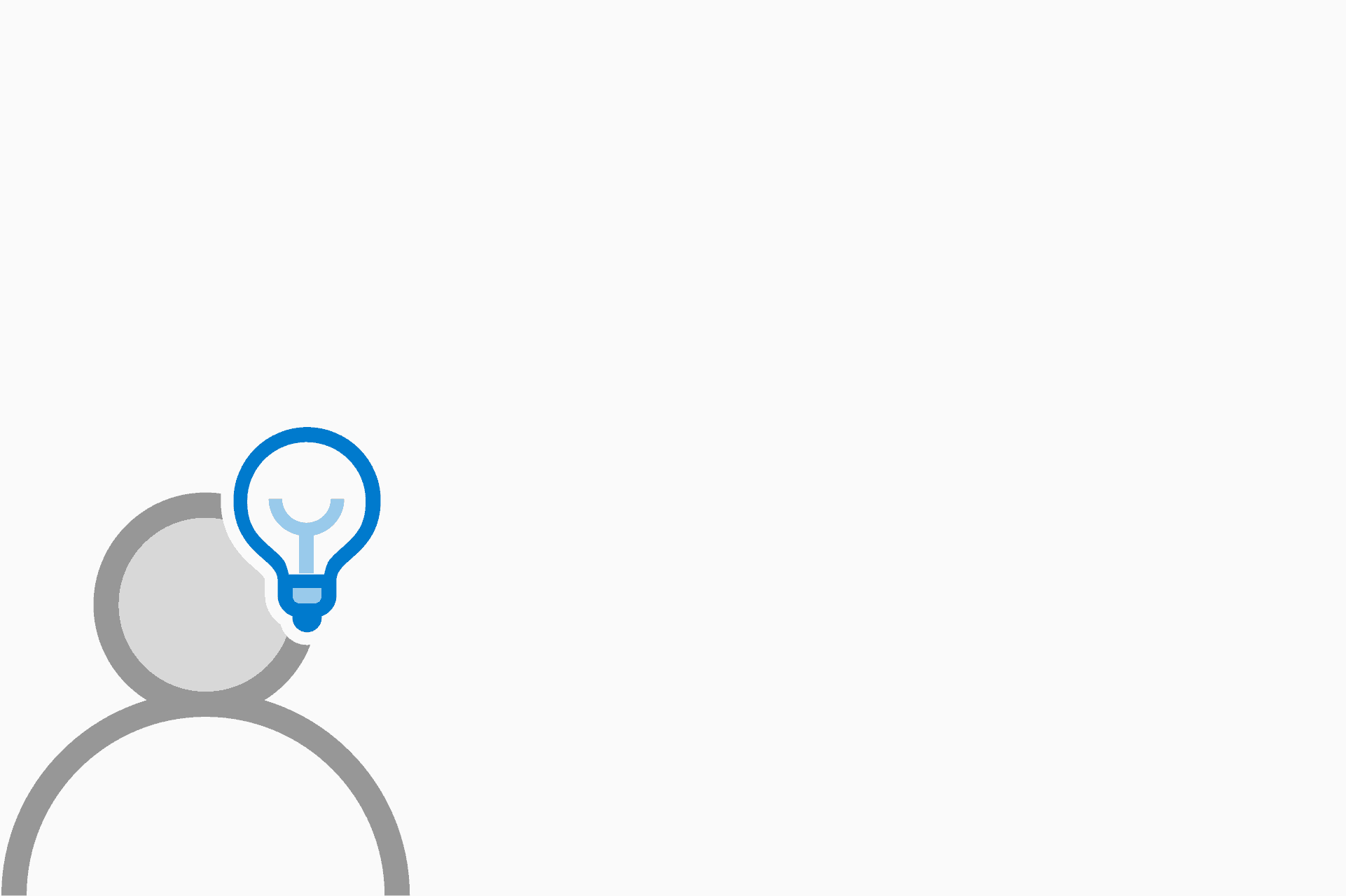 icon of person and lightbulb