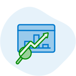 icon illustration of chart