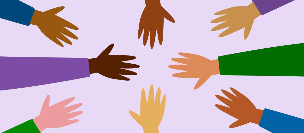 Hands together