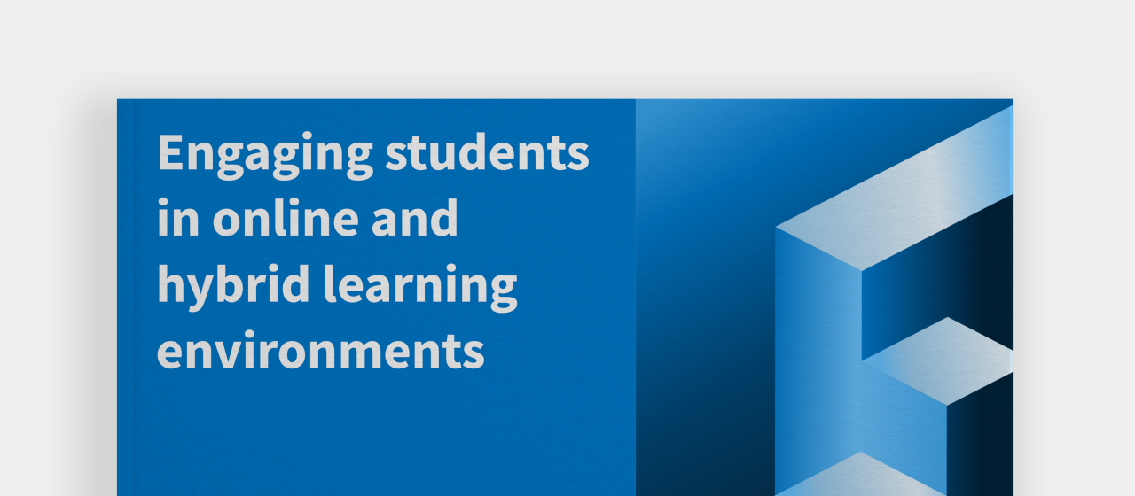 Cover image of the Poll Everywhere guide to online learning