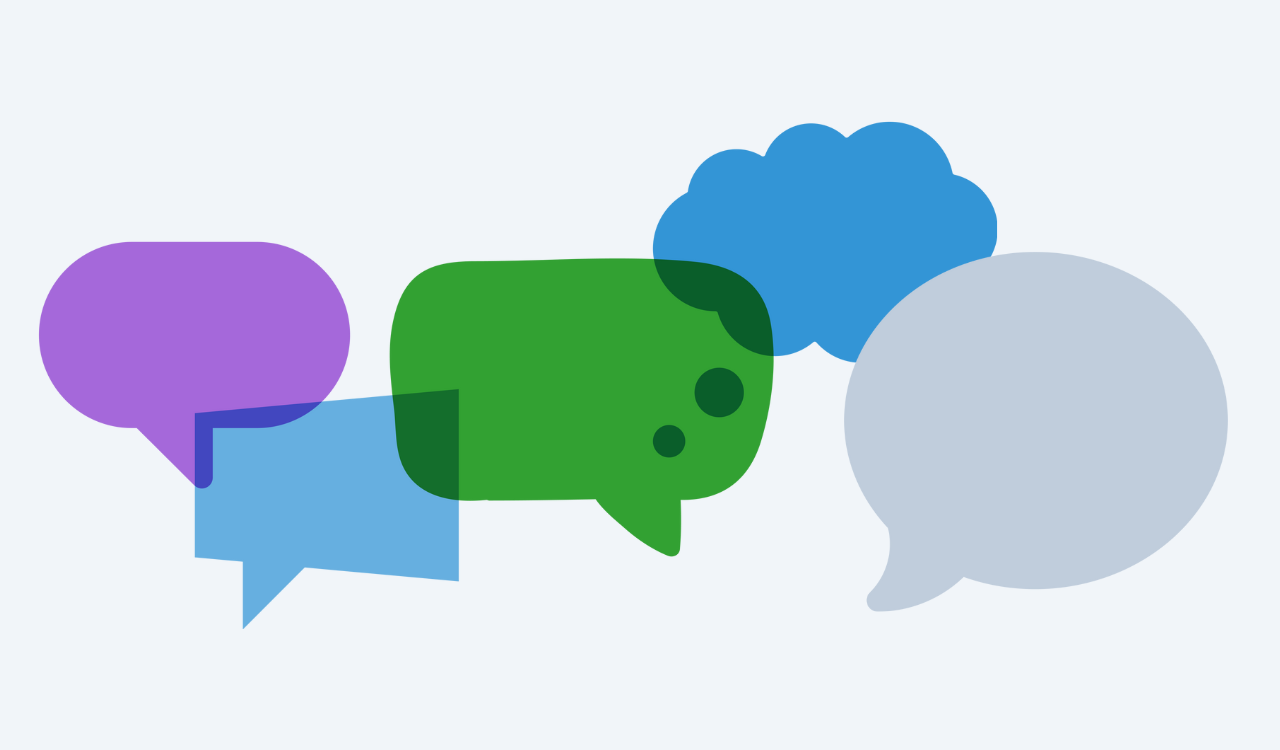 Chat bubbles