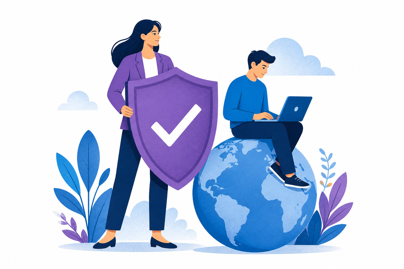 Internet security illustration